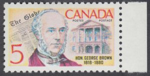 Canada - #484 George Brown - MNH