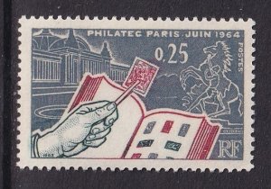 France   #1078    MNH  1963 philatec issue  stamp album