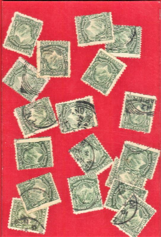 NEW ZEALAND SC# 107  LOT OF 15+ SEE SCAN