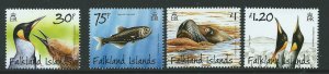 FALKLAND ISLANDS SG1284/7 2014 PENGUINS PREDATORS & PREY (3nd SERIES) MNH