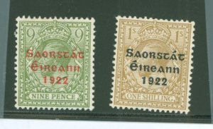 Ireland #53/55 Unused Multiple