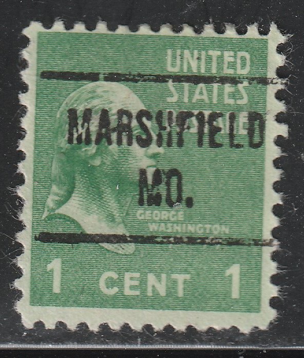 Precancel - Marshfield, MO - PSS 721 - Better Town and Type