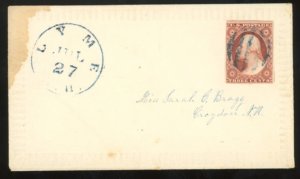 U.S. #10A USED ON COVER