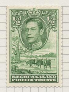 BECHUANALAND;    1938 early GVI issue fine Mint hinged 1/2d. value, shade