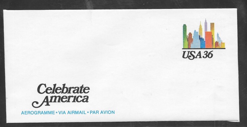 Just Fun Cover #UC59 Unused Tourism Aerogramme (my5161)