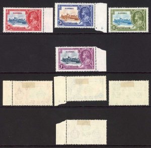 Gambia SG143/46 1935 Silver Jubilee Set M/M