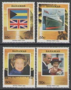 BAHAMAS SG999/1002 1994 ROYAL VISIT MNH