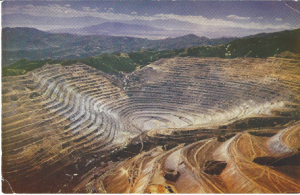 Bingham Copper Mine, Utah Postcard