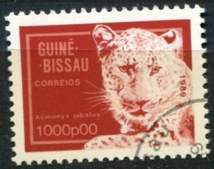 Guinea-Bissau Sc#863 Used, 1000p multi, Animals (1989) (1989)