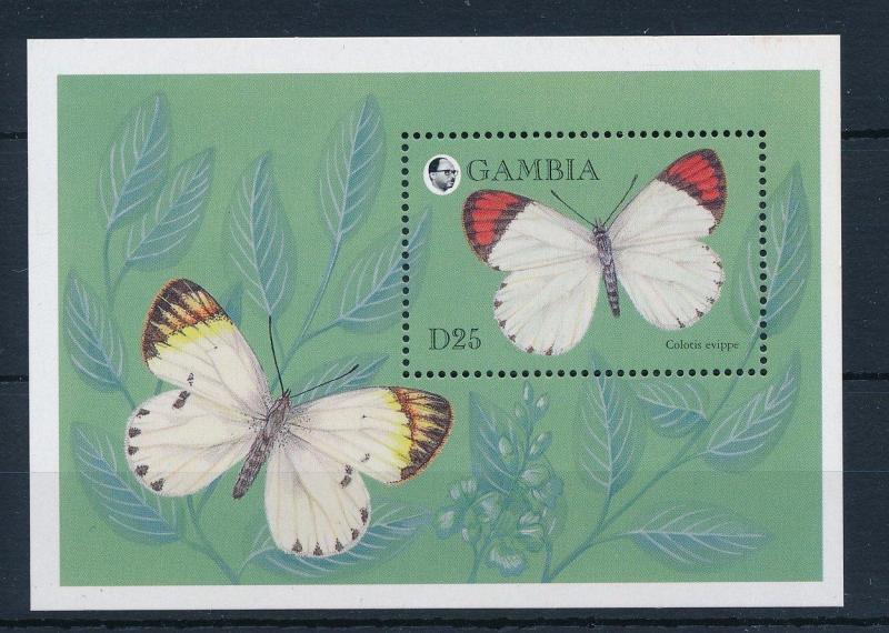 [31964] Gambia 1994 Butterflies Schmetterlingen Papillons  MNH Sheet