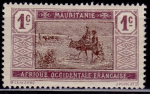 Mauritania, 1913-17, Crossing Desert, 1c, sc#18, MH