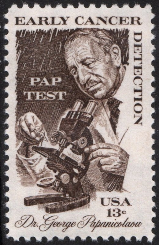 SC#1754 13¢ G. Papanicolaou Single (1978) MNH