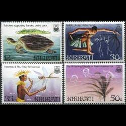 KIRIBATI 1984 - Scott# 448-51 Legends Set of 4 NH