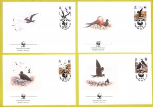 Ascension Island WWF World Wild Fund for Nature FDC Greater Frigatebird