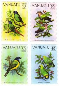 Vanuatu #300-3 MNH: birds