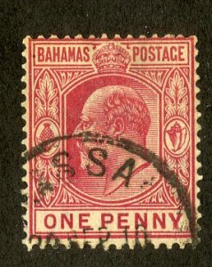 BAHAMAS 37 USED SCV $3.25 BIN $1.50 ROYALTY