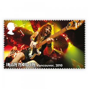 Stamps of Great Britain (Pre order) - 2023. Iron Maiden Eddie Collectors Sheet .