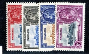 1935 Swaziland Sc #20/23 m* cv. $6.80 ( 617 JUB )