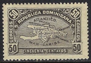 Dominican Republic 118 MNG MAP FORGERY T609-1