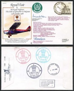 RV7eB The Duke of Gloucester to Pakistan Signed by A.L. Horton (B