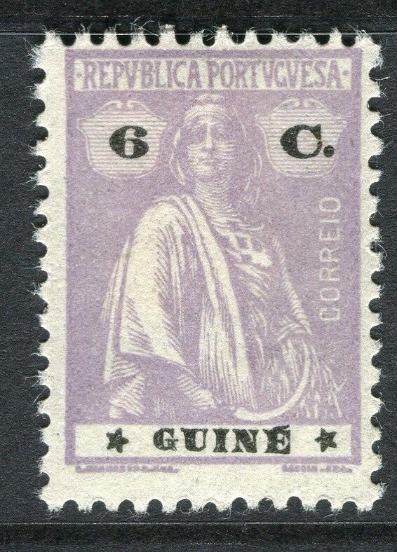 PORTUGUESE GUINE;  1914-20s early Ceres issue fine Mint hinged 6c. value