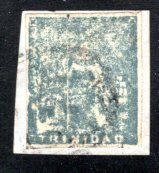 Trinidad #11  VF, Used on piece, Expert's mark on back, CV $800.00  ... ...