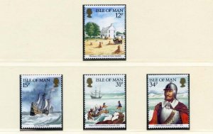 1986 Isle of Man SG321/SG324 Ameripex 86 Set Unmounted Mint