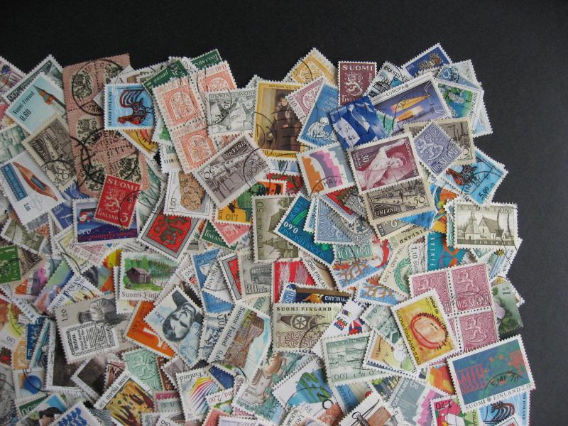 Finland elusive mixture (duplication,mixed condition) about 500 stamps