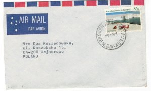 Australia AAT 1984 Stamps Cover Scott L72 Antarctica Airplane