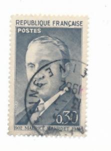 France 1962  Scott 1021 used - Maurice Bourdet