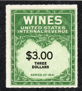 Sc# RE154 Never Hinged / $3.00 Wine     -       Lot 0820818