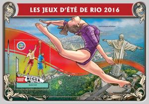 NIGER 2016 SHEET RIO OLYMPIC GAMES SPORTS ng16319b