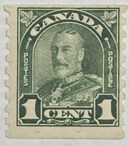 CANADA 1930-31 #179 King George V 'Arch/Leaf' Issue Coil - MH