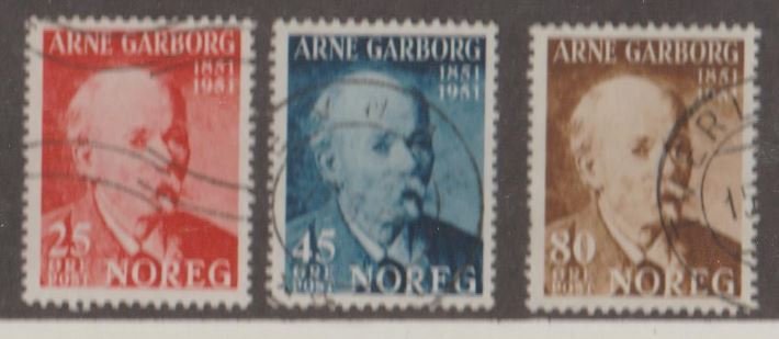 Norway Scott #318-319-320 Stamps - Used Set