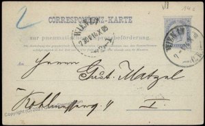 Austria Empire 10Kr Rohrpost Pneumatic Mail Postal Stationery Card G67585