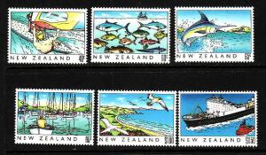 New Zealand-Sc#964-9-unused NH set-The Sea-Ships-Heritage-19