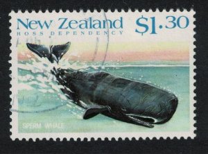 New Zealand Sperm Whale KEY VALUE $1.30 1988 MNH SC#941 SG#1496