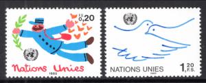 UN Geneva 133-134 MNH VF