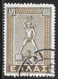 Greece 515: 1000d Colossus of Rhodes, used, F-VF