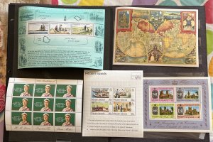 5 British Commonwealth MNH SS's & Sheetlets