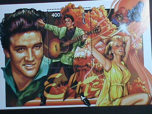 ​MONGOLIA STAMP:1995 SC#2229  ELVIS PRESLEY MNH S/S VERY FINE