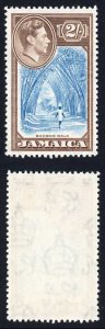 Jamaica SG131 2/- U/M Cat 35 pounds