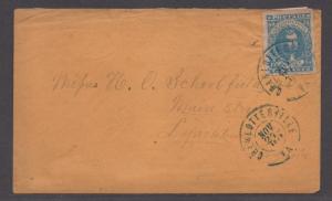 **CSA Cover, SC# 2 Paterson, VF Charlottesville, VA, 11/27/1862, Enclosure