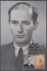 HUNGARY SC # 4241.6 FD CARD 100th ANN of the BIRTH of RAOUL WALLENBERG