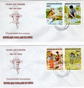 Congo 1982 Sc 631-4 FDC