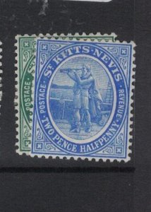 St Kitts & Nevis SG 12a, 17 MOG (10hcw)