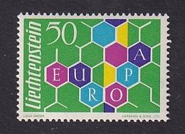 Liechtenstein  #356   MNH  1960  Europa  honeycomb