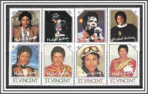 St Vincent #894-897 Michael Jackson MNH