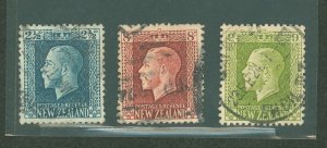 New Zealand #148/157-158 Used