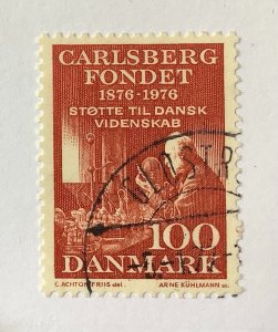 Denmark 1976 Scott 592 used - 100o, 100th Anniv. of the Carlsberg Foundation